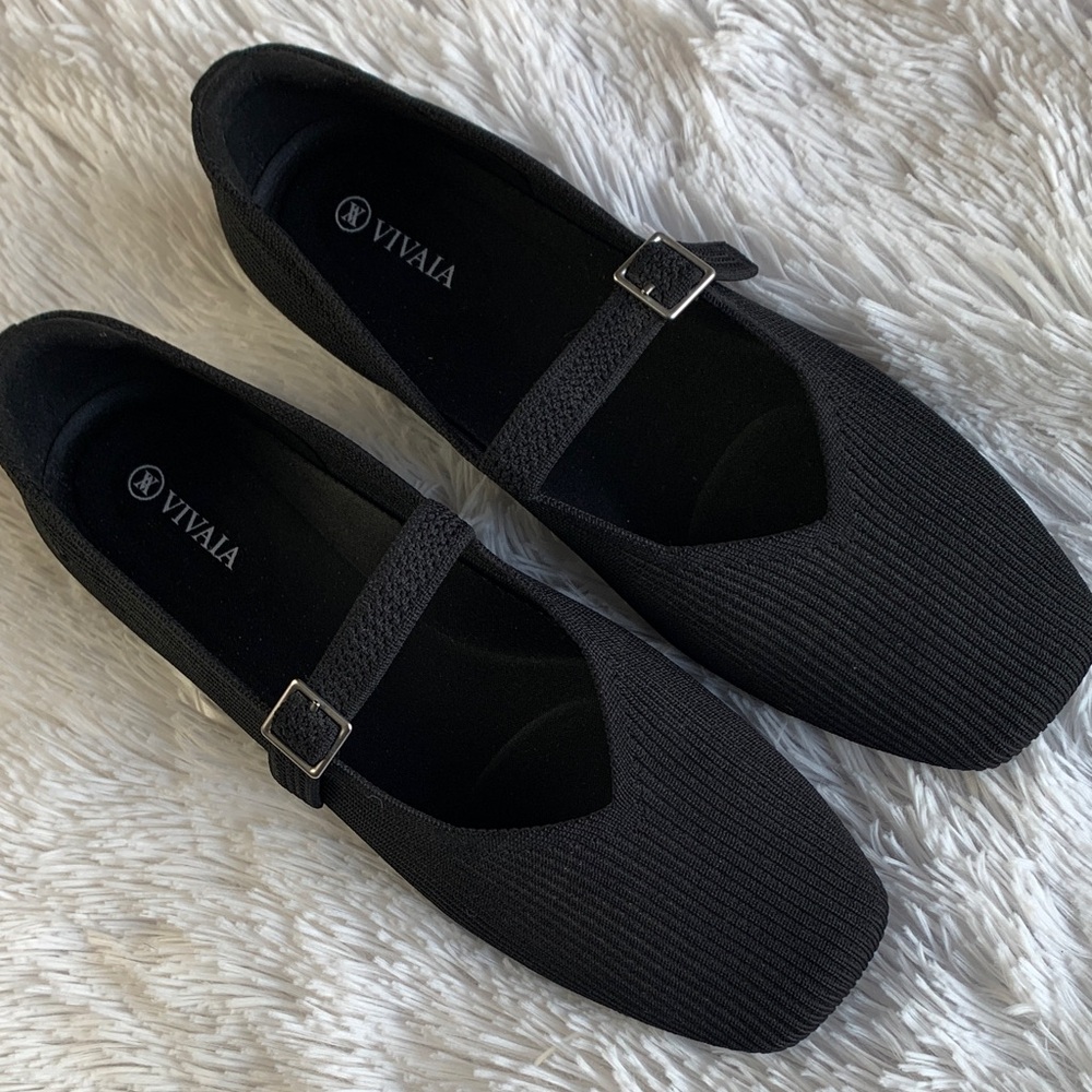 Vivaia Black Margo Mary Janes Shoes - Picture 8 of 16